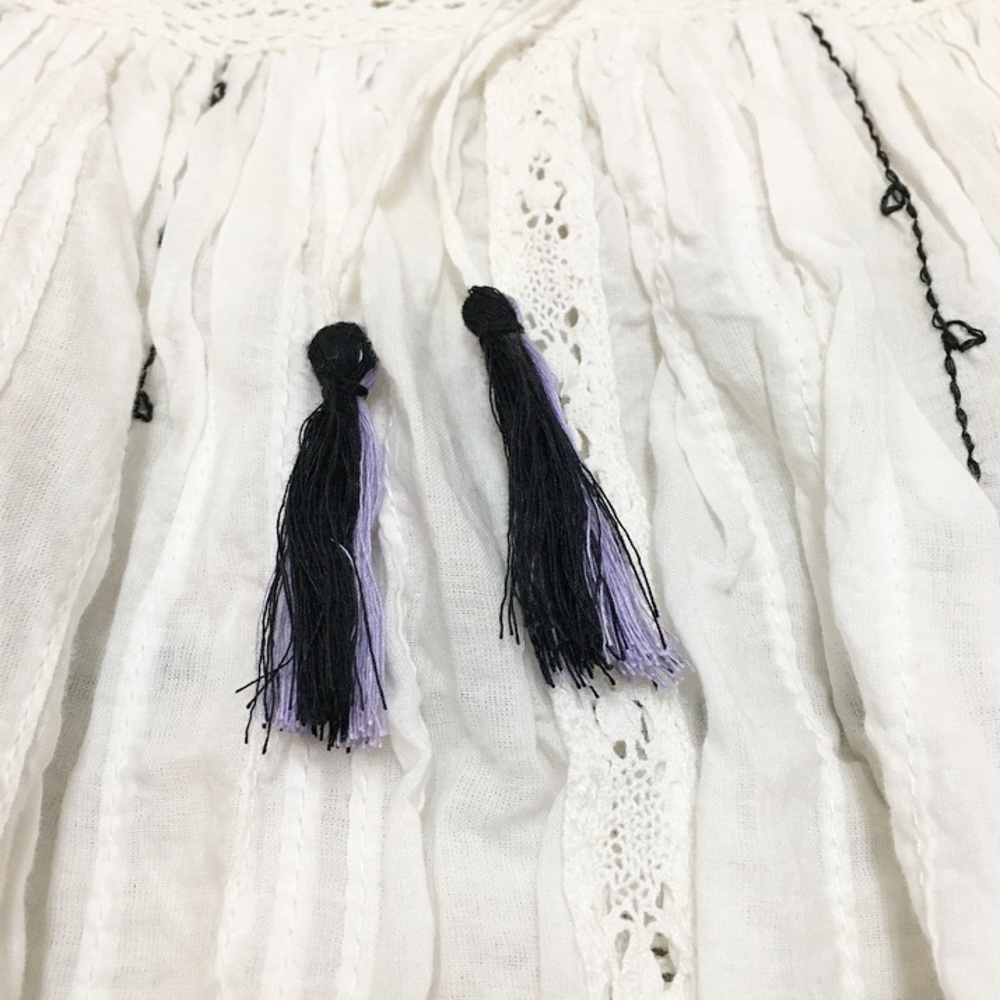 🌟HOST PICK🌟NWT RARE Vintage Free People Boho Top - Picture 5 of 11